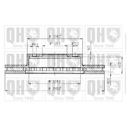 Фото Тормозной диск QUINTON HAZELL BDC4749