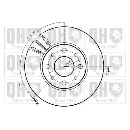 Photo Brake Disc QUINTON HAZELL BDC4749