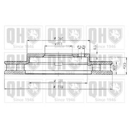 Фото Тормозной диск QUINTON HAZELL BDC4797