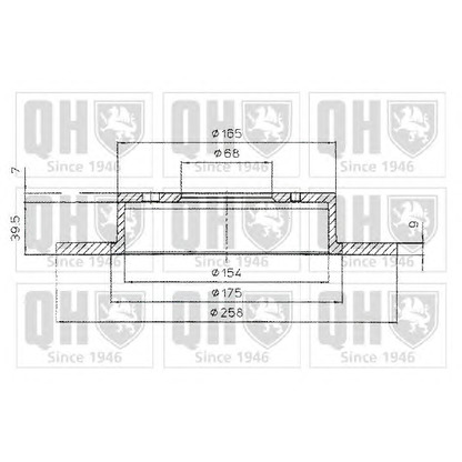 Фото Тормозной диск QUINTON HAZELL BDC4938