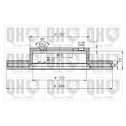 Foto Disco  freno QUINTON HAZELL BDC4954