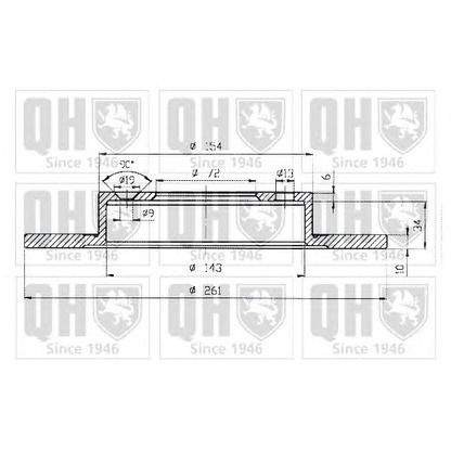 Фото Тормозной диск QUINTON HAZELL BDC5003