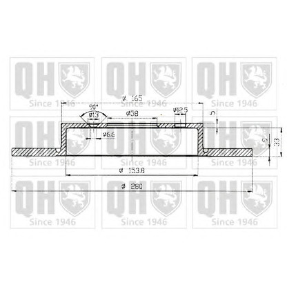 Фото Тормозной диск QUINTON HAZELL BDC5157