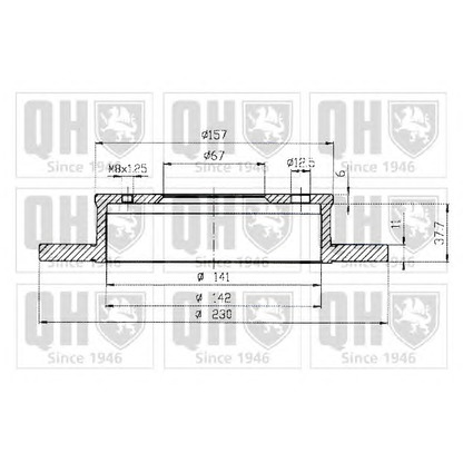 Фото Тормозной диск QUINTON HAZELL BDC5159