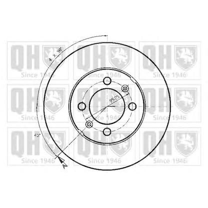 Photo Brake Disc QUINTON HAZELL BDC5161