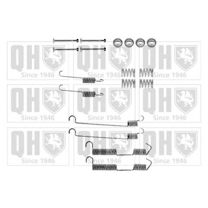 Photo Accessory Kit, brake shoes QUINTON HAZELL BFK260