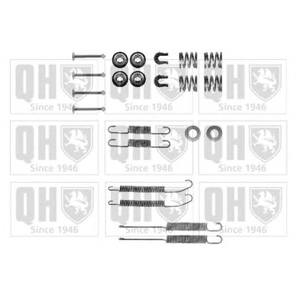 Photo Accessory Kit, brake shoes QUINTON HAZELL BFK317