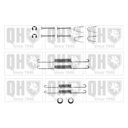 Photo Accessory Kit, brake shoes QUINTON HAZELL BFK333