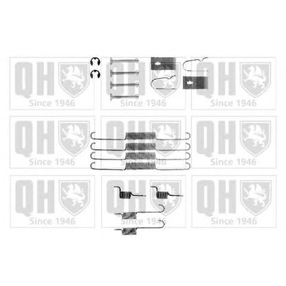 Photo Accessory Kit, brake shoes QUINTON HAZELL BFK342