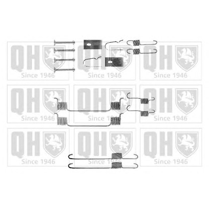 Photo Accessory Kit, brake shoes QUINTON HAZELL BFK356