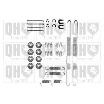 Photo Accessory Kit, brake shoes QUINTON HAZELL BFK387