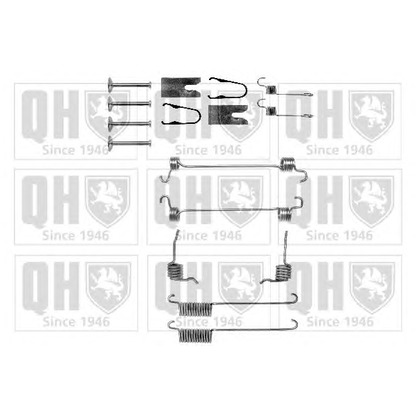 Photo Accessory Kit, brake shoes QUINTON HAZELL BFK397