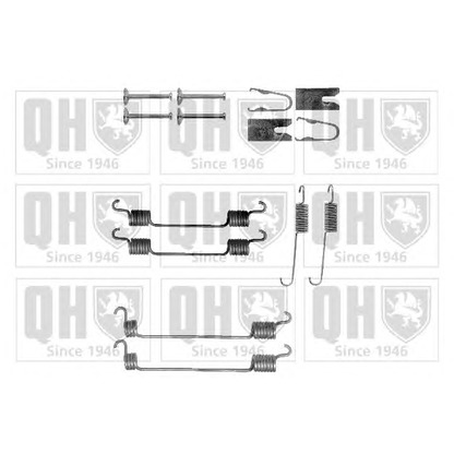 Photo Accessory Kit, brake shoes QUINTON HAZELL BFK439