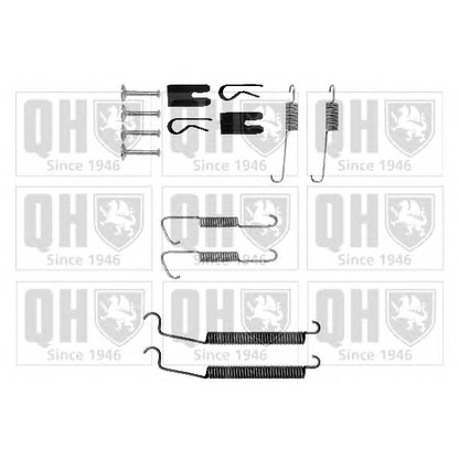 Photo Accessory Kit, brake shoes QUINTON HAZELL BFK447