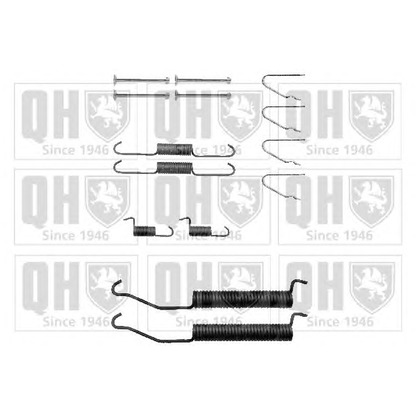 Photo Accessory Kit, brake shoes QUINTON HAZELL BFK451