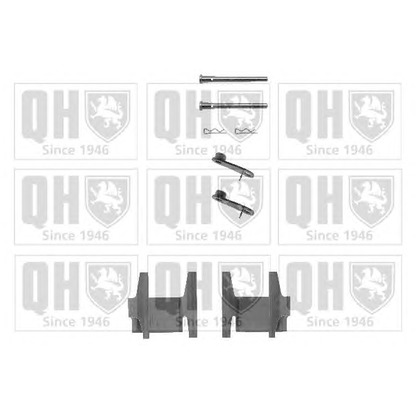 Photo Accessory Kit, disc brake pads QUINTON HAZELL BFK622