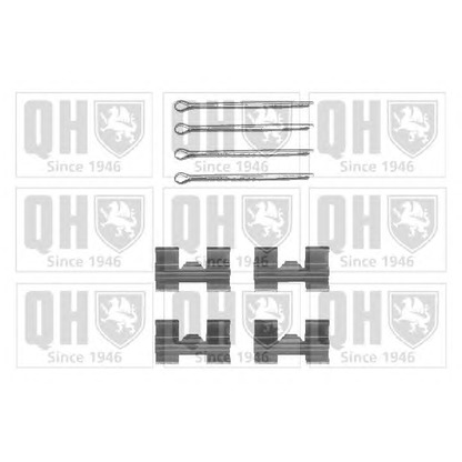 Foto Kit de accesorios, pastillas de frenos QUINTON HAZELL BFK678