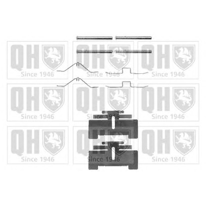 Photo Kit d'accessoires, plaquette de frein à disque QUINTON HAZELL BFK712
