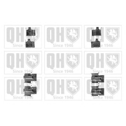 Photo Kit d'accessoires, plaquette de frein QUINTON HAZELL BFK714