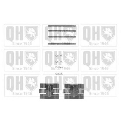 Photo Kit d'accessoires, plaquette de frein QUINTON HAZELL BFK809