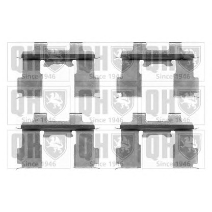 Photo Accessory Kit, disc brake pads QUINTON HAZELL BFK935