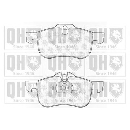 Photo Brake Pad Set, disc brake QUINTON HAZELL BP1216