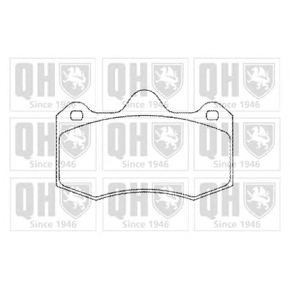 Photo Brake Pad Set, disc brake QUINTON HAZELL BP1298