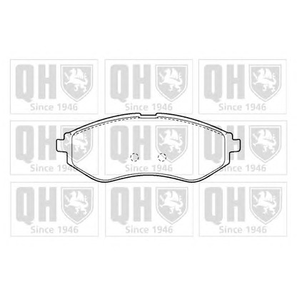 Photo Brake Pad Set, disc brake QUINTON HAZELL BP1359