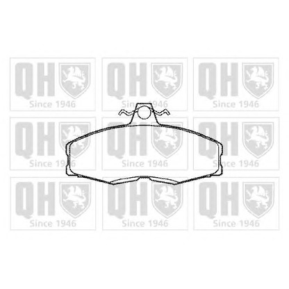 Photo Brake Pad Set, disc brake QUINTON HAZELL BP234