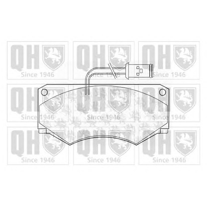 Photo Brake Pad Set, disc brake QUINTON HAZELL BP461