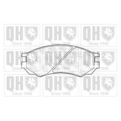 Photo Brake Pad Set, disc brake QUINTON HAZELL BP976