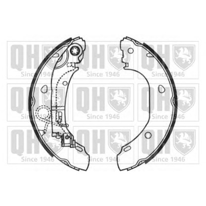 Photo Brake Shoe Set QUINTON HAZELL BS1154