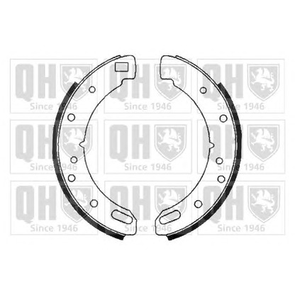 Photo Brake Shoe Set, parking brake QUINTON HAZELL BS784