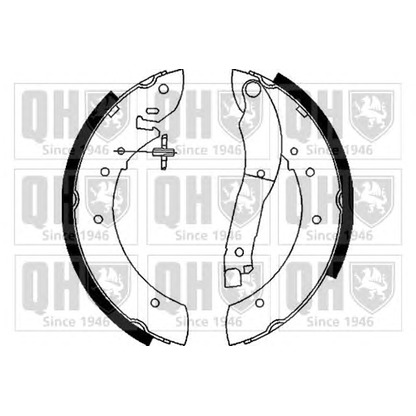 Photo Brake Shoe Set QUINTON HAZELL BS862