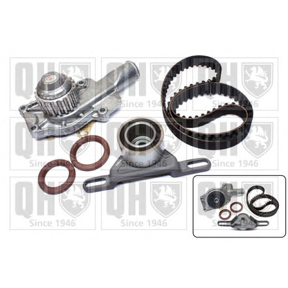 Photo Water Pump & Timing Belt Kit QUINTON HAZELL QBPK1690