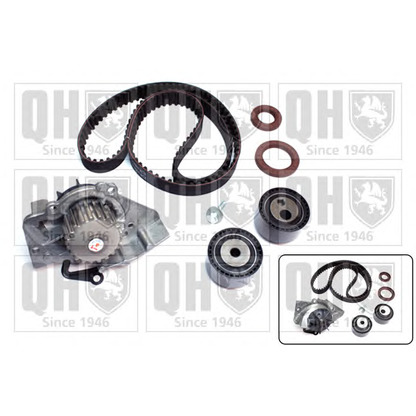 Photo Water Pump & Timing Belt Kit QUINTON HAZELL QBPK2440