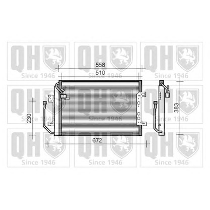 Foto Condensador, aire acondicionado QUINTON HAZELL QCN110