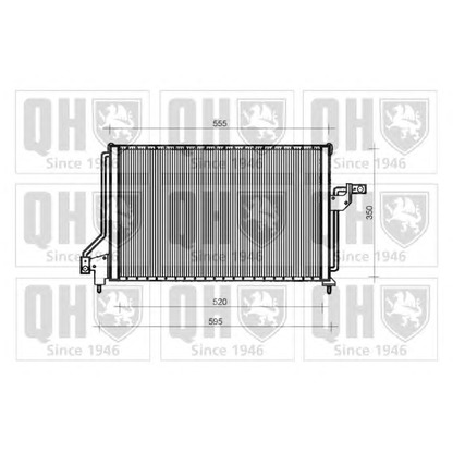 Foto Condensador, aire acondicionado QUINTON HAZELL QCN118