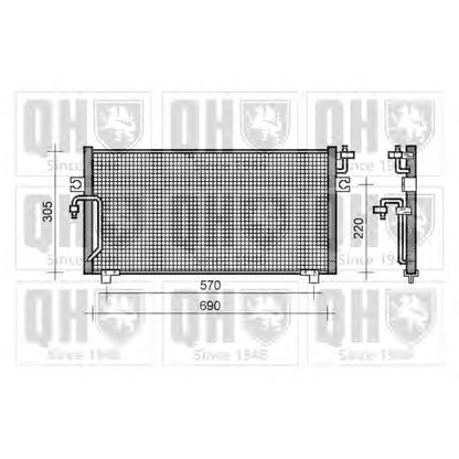 Foto Condensatore, Climatizzatore QUINTON HAZELL QCN148