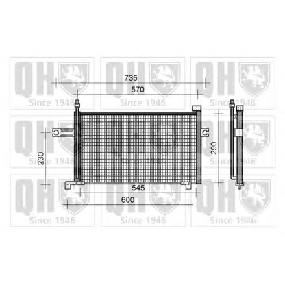 Foto Condensatore, Climatizzatore QUINTON HAZELL QCN150