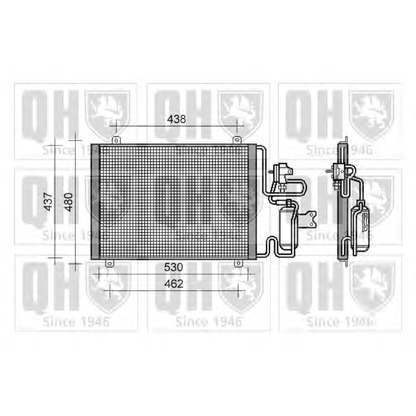 Foto Condensatore, Climatizzatore QUINTON HAZELL QCN159