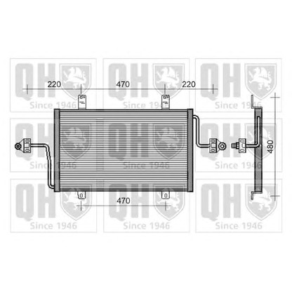 Foto Condensador, aire acondicionado QUINTON HAZELL QCN181