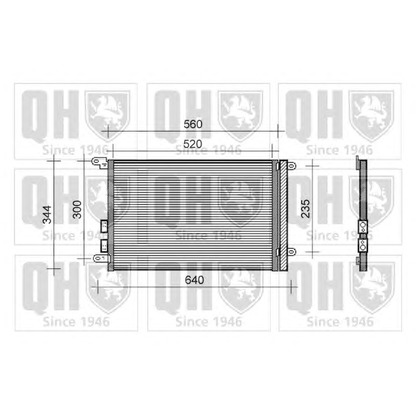 Foto Condensatore, Climatizzatore QUINTON HAZELL QCN202