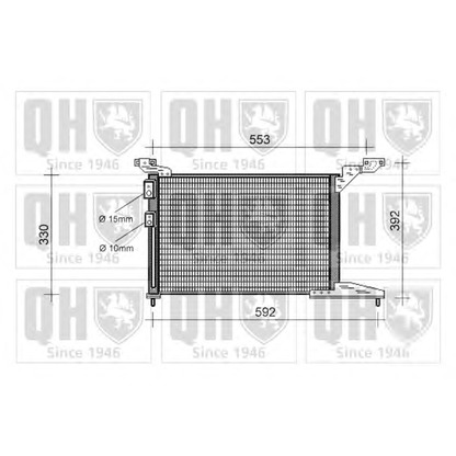 Foto Condensador, aire acondicionado QUINTON HAZELL QCN205