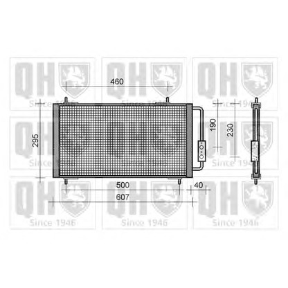 Foto Condensador, aire acondicionado QUINTON HAZELL QCN211