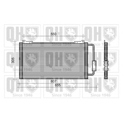 Foto Condensatore, Climatizzatore QUINTON HAZELL QCN212