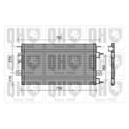 Photo Condenser, air conditioning QUINTON HAZELL QCN223