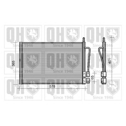 Foto Condensatore, Climatizzatore QUINTON HAZELL QCN243