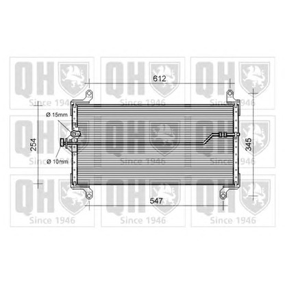 Photo Condenseur, climatisation QUINTON HAZELL QCN247