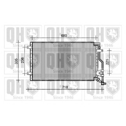 Foto Condensatore, Climatizzatore QUINTON HAZELL QCN248